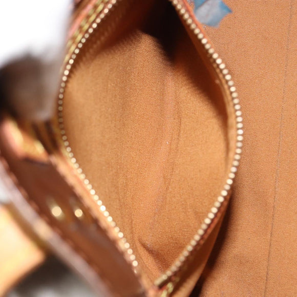 LOUIS VUITTON Monogram Vernis Reade PM Hand Bag Bronze M91146 LV Auth BA8597