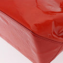 LOUIS VUITTON Monogram Vernis Reade PM Hand Bag Red Rouge M91088 LV Auth BA8598-16