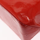 LOUIS VUITTON Monogram Vernis Reade PM Hand Bag Red Rouge M91088 LV Auth BA8598-18
