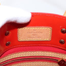 LOUIS VUITTON Monogram Vernis Reade PM Hand Bag Red Rouge M91088 LV Auth BA8598-20