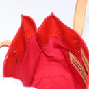 LOUIS VUITTON Monogram Vernis Reade PM Hand Bag Red Rouge M91088 LV Auth BA8598-22