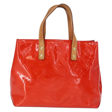 LOUIS VUITTON Monogram Vernis Reade PM Hand Bag Red Rouge M91088 LV Auth BA8598 - 0