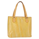 LOUIS VUITTON Monogram Vernis Houston Hand Bag Gris M91053 LV Auth BA8599-1