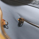 LOUIS VUITTON Monogram Vernis Houston Hand Bag Gris M91053 LV Auth BA8599-20