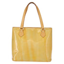 LOUIS VUITTON Monogram Vernis Houston Hand Bag Gris M91053 LV Auth BA8599-13