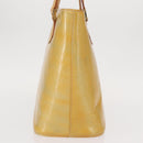 LOUIS VUITTON Monogram Vernis Houston Hand Bag Gris M91053 LV Auth BA8599-4