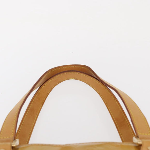 LOUIS VUITTON Monogram Vernis Houston Hand Bag Gris M91053 LV Auth BA8599