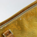 LOUIS VUITTON Monogram Vernis Houston Hand Bag Gris M91053 LV Auth BA8600-9