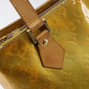 LOUIS VUITTON Monogram Vernis Houston Hand Bag Gris M91053 LV Auth BA8600-19