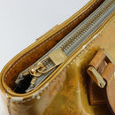 LOUIS VUITTON Monogram Vernis Houston Hand Bag Gris M91053 LV Auth BA8600-20