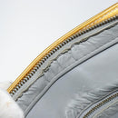 LOUIS VUITTON Monogram Vernis Houston Hand Bag Gris M91053 LV Auth BA8600-10