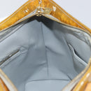 LOUIS VUITTON Monogram Vernis Houston Hand Bag Gris M91053 LV Auth BA8600-22