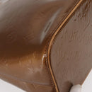 LOUIS VUITTON Monogram Vernis Houston Hand Bag Bronze M91122 LV Auth BA8601-16