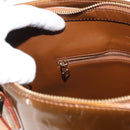 LOUIS VUITTON Monogram Vernis Houston Hand Bag Bronze M91122 LV Auth BA8601-21