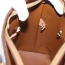 LOUIS VUITTON Monogram Vernis Houston Hand Bag Bronze M91122 LV Auth BA8602-21