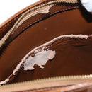 LOUIS VUITTON Monogram Vernis Houston Hand Bag Bronze M91122 LV Auth BA8602-11