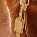 LOUIS VUITTON Monogram Vernis Van Damme Hand Bag Bronze M91125 LV Auth BA8606-18