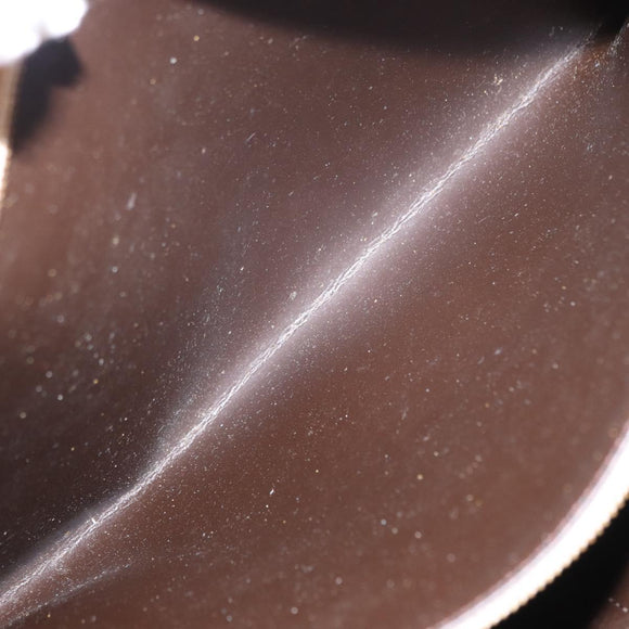 LOUIS VUITTON Monogram Vernis Van Damme Hand Bag Bronze M91125 LV Auth BA8606