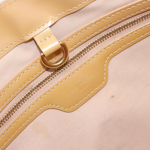 LOUIS VUITTON Vernis Wilshire PM Hand Bag Rose Flow Lantern M91642 Auth BA8608