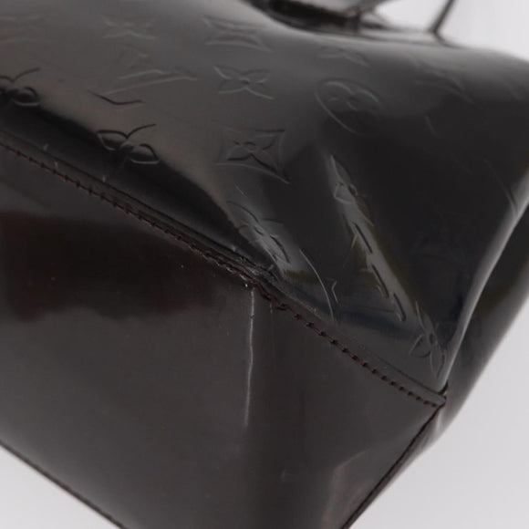 LOUIS VUITTON Monogram Vernis Wilshire PM Tasche Amarante M93641 LV Auth BA8609
