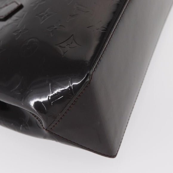 LOUIS VUITTON Monogram Vernis Wilshire PM Bag Amarante M93641 LV Auth BA8609