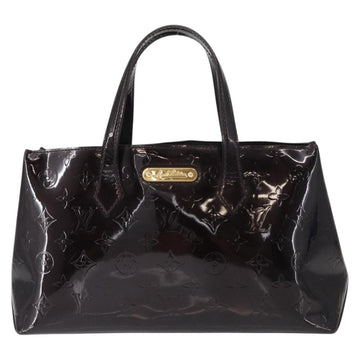 LOUIS VUITTON Monogram Vernis Wilshire PM Bag Amarante M93641 LV Auth BA8609 - 0