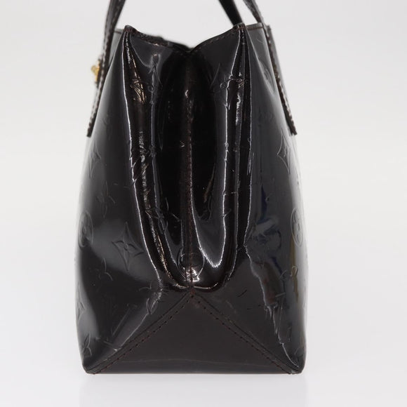 LOUIS VUITTON Monogram Vernis Wilshire PM Tasche Amarante M93641 LV Auth BA8609