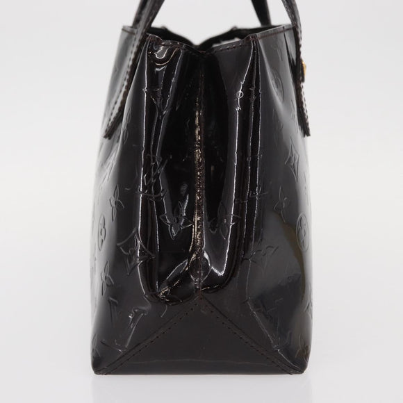 LOUIS VUITTON Monogram Vernis Wilshire PM Bag Amarante M93641 LV Auth BA8609