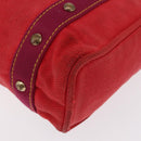 LOUIS VUITTON Antigua Cabas MM Tote Bag Red M40034 LV Auth BA8612-14