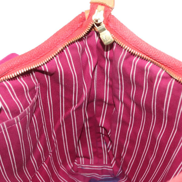 LOUIS VUITTON Antigua Cabas MM Tote Bag Red M40034 LV Auth BA8612