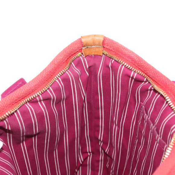 LOUIS VUITTON Antigua Cabas MM Tote Bag Red M40034 LV Auth BA8612