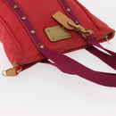LOUIS VUITTON Antigua Cabas MM Tote Bag Red M40034 LV Auth BA8612-6