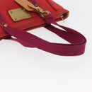 LOUIS VUITTON Antigua Cabas MM Tote Bag Red M40034 LV Auth BA8612-7