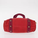 LOUIS VUITTON Antigua Cabas MM Tote Bag Red M40034 LV Auth BA8612-5