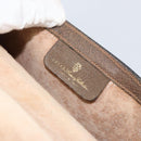 GUCCI GG Supreme Web Sherry Line Clutch Bag PVC Beige Red 89 01 007 Auth BA8613-14