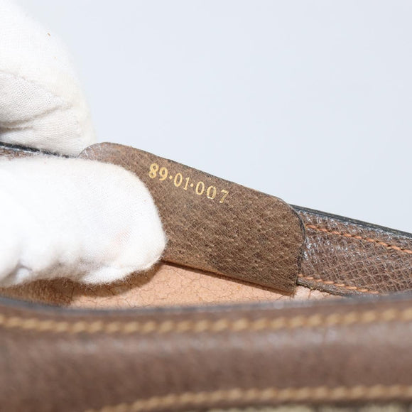 GUCCI GG Supreme Web Sherry Line Clutch Bag PVC Beige Red 89 01 007 Auth BA8613