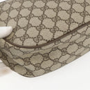 GUCCI GG Supreme Web Sherry Line Bag PVC Beige Gold 89 02 032 Auth BA8614-13