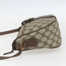 GUCCI GG Supreme Web Sherry Line Bag PVC Beige Gold 89 02 032 Auth BA8614-4