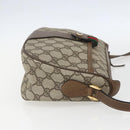 GUCCI GG Supreme Web Sherry Line Bag PVC Beige Gold 89 02 032 Auth BA8614-5