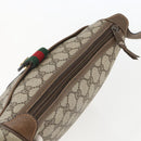 GUCCI GG Supreme Web Sherry Line Bag PVC Beige Gold 89 02 032 Auth BA8614-6