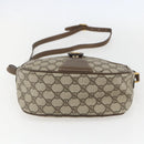 GUCCI GG Supreme Web Sherry Line Bag PVC Beige Gold 89 02 032 Auth BA8614-9