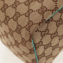 GUCCI GG Canvas Vanity Pouch Beige 124540 Auth BA8615V-15