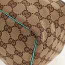 GUCCI GG Canvas Vanity Pouch Beige 124540 Auth BA8615V-16