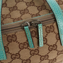 GUCCI GG Canvas Vanity Pouch Beige 124540 Auth BA8615V-19