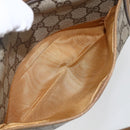 GUCCI GG Supreme Web Sherry Line Bag PVC Beige Gold 116 02 055 Auth BA8616-20