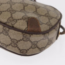 GUCCI GG Supreme Web Sherry Line Bag PVC Beige Gold 89 02 066 Auth BA8617-11