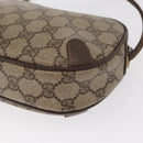 GUCCI GG Supreme Web Sherry Line Bag PVC Beige Gold 89 02 066 Auth BA8617-13