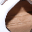 GUCCI GG Supreme Web Sherry Line Bag PVC Beige Gold 89 02 066 Auth BA8617-17