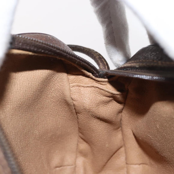 GUCCI GG Supreme Web Sherry Line Bag PVC Beige Gold 89 02 066 Auth BA8617