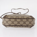 GUCCI GG Supreme Web Sherry Line Bag PVC Beige Gold 89 02 066 Auth BA8617-9